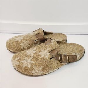 Dr Andrew Weil Tan Clog Mules